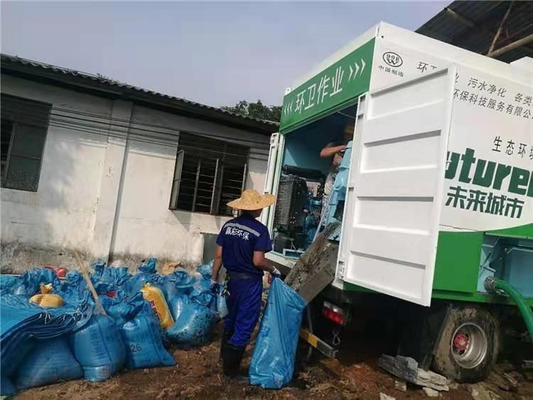 大理工业污泥压干处理